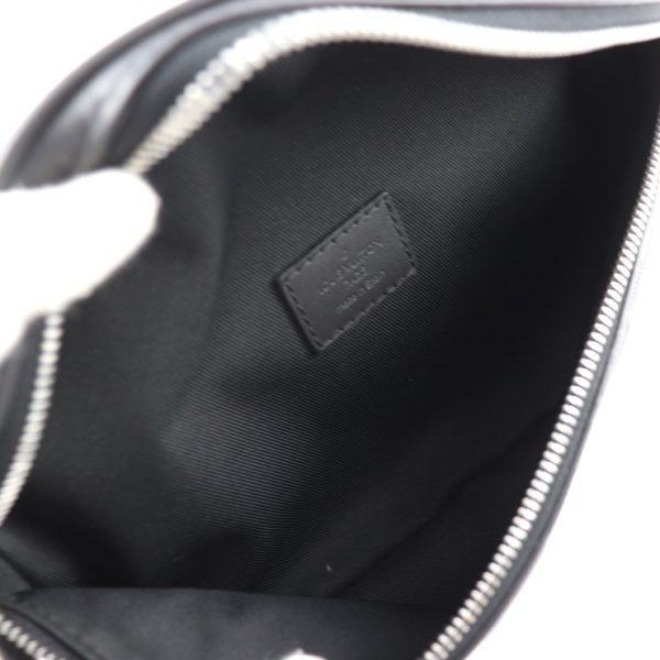 2414033007082 9 Louis Vuitton Bum Bag Damier Infini Leather Waist Bag Pouch Black
