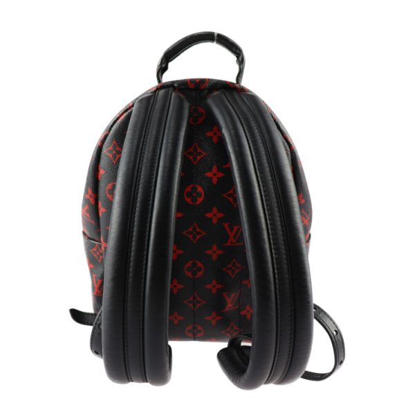 2414033007083 3 Louis Vuitton Palm Springs PM Backpack Monogram Canvas Rucksack Daypack Rouge Black x Red