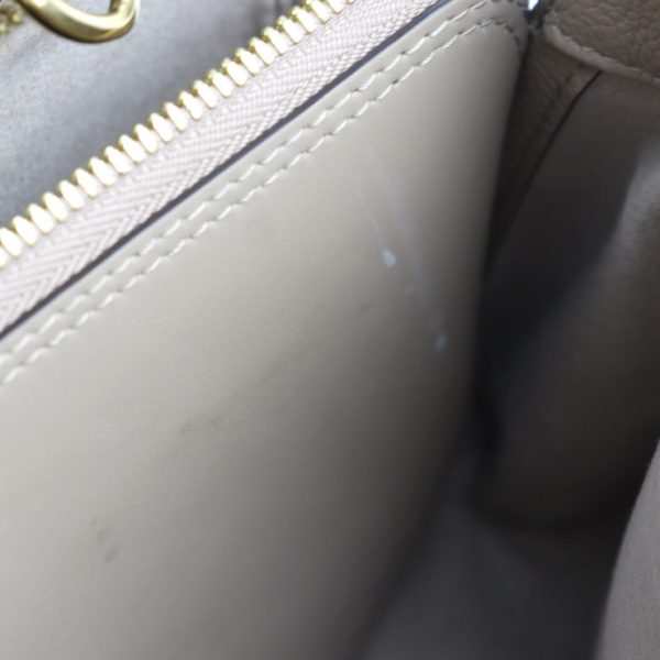 2415023007107 8 Louis Vuitton Montaigne BB Giant Monogram Empreinte Handbag Leather Beige Crème 2way Shoulder Bag