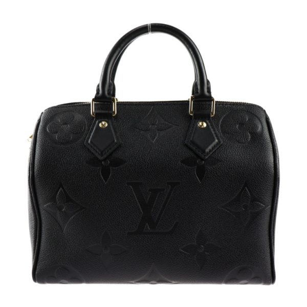 2415023007112 2 Louis Vuitton Speedy Bandouliere 25 Handbag Giant Monogram Empreinte Black Gold Hardware 2way Shoulder Bag Mini