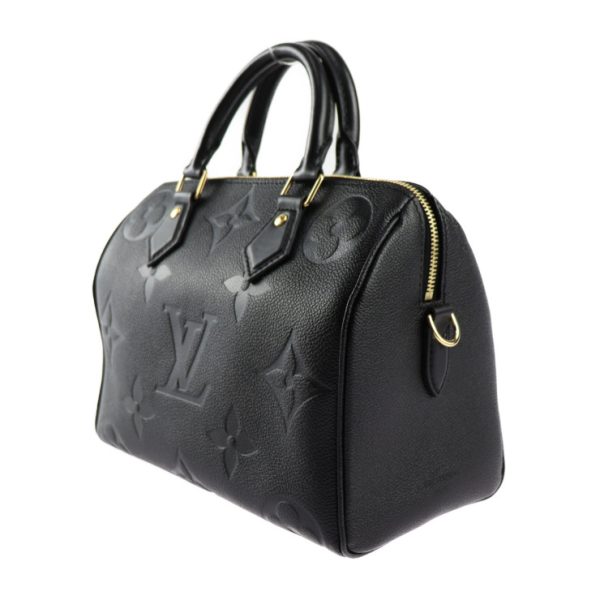 2415023007112 3 1 Louis Vuitton Speedy Bandouliere 25 Handbag Giant Monogram Empreinte Black Gold Hardware 2way Shoulder Bag Mini