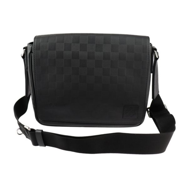 2418043007086 1 Louis Vuitton District PM NV3 Damier Infini Shoulder Messenger Bag Onyx