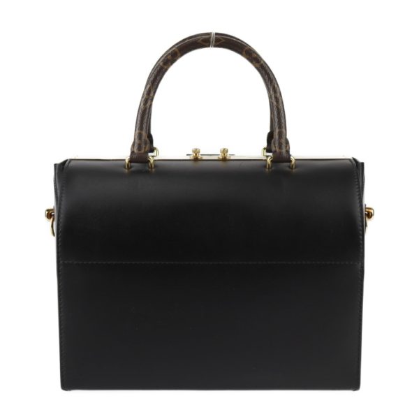 2428033007178 2 1 Louis Vuitton Speedy Doctor 25 Canvas Leather Handbag 2way Shoulder Bag Monogram Brown Black
