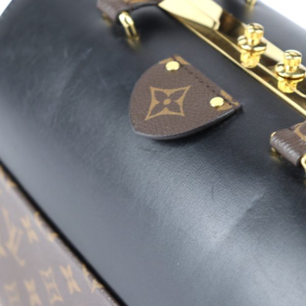 2428033007178 5 Louis Vuitton Speedy Doctor 25 Canvas Leather Handbag 2way Shoulder Bag Monogram Brown Black