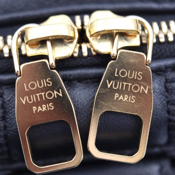 2429043007124 7 Louis Vuitton Troca MM Damier Lamb Leather Shoulder Bag Black