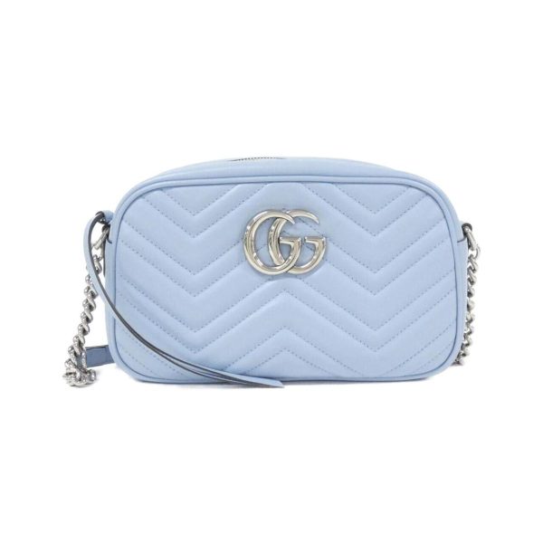 2460003971635 1 b Gucci GG Marmont Shoulder Bag Pastel Blue