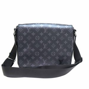 2548 1 Louis Vuitton Bag Pochette Melville Damier Hand Bag Black