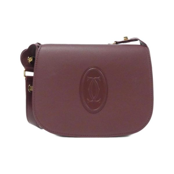 2600031476577 1 b Cartier MUST DE CARTIER Shoulder Bag Brown