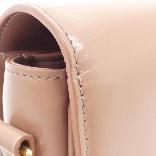 2600046854339 7 b Celine Triomphe Classic Leather Shoulder Bag Rose Gold