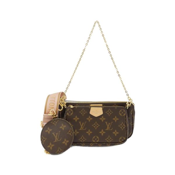 2600047527324 1 b Louis Vuitton Multi Pochette Accessoires Monogram Canvas Shoulder Bag Brown