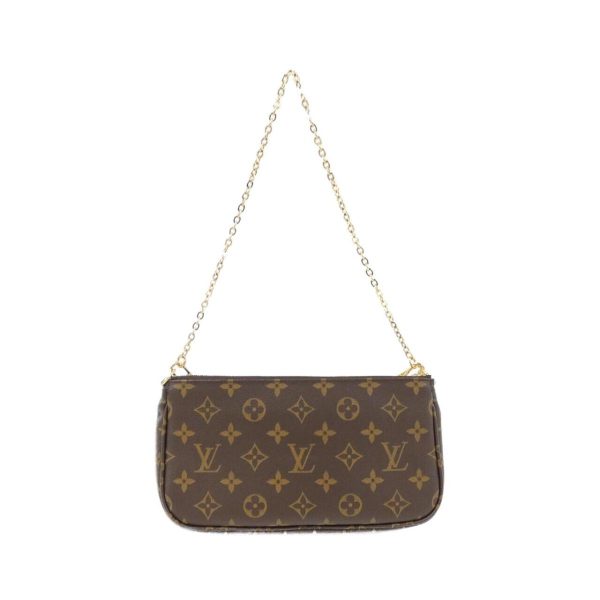 2600047527324 2 b Louis Vuitton Multi Pochette Accessoires Monogram Canvas Shoulder Bag Brown