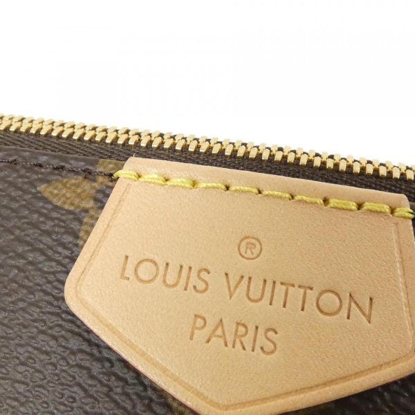 2600047527324 4 b Louis Vuitton Multi Pochette Accessoires Monogram Canvas Shoulder Bag Brown