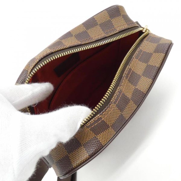 2600062303644 5 b Louis Vuitton Olaf PM Damier Ebene Canvas Shoulder Bag Brown