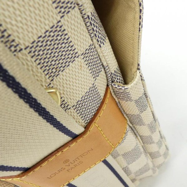 2600065510551 4 b Louis Vuitton Naviglio Damier Azur Canvas Shoulder Bag Azur