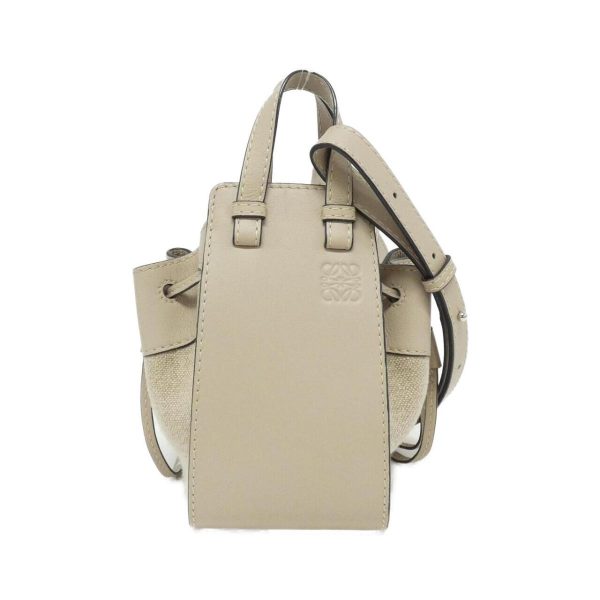 2600066341864 1 b Loewe Hammock Drawstring Mini Shoulder Bag Biege