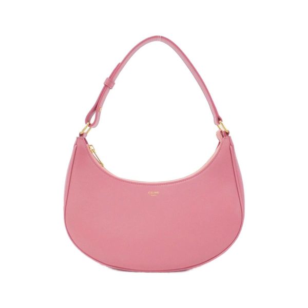 2600066347972 1 b Celine Ava Small Calfskin Leather Shoulder Bag Pink