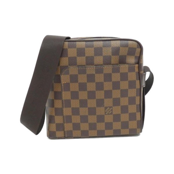 2600066909286 1 b Louis Vuitton Olaf PM Damier Canvas Shoulder Bag Brown