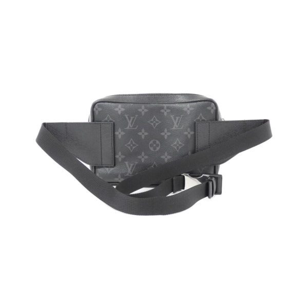 2600066963547 2 b Louis Vuitton Taiga Llama Bum Bag Outdoor Small Leather Shoulder Bag Black