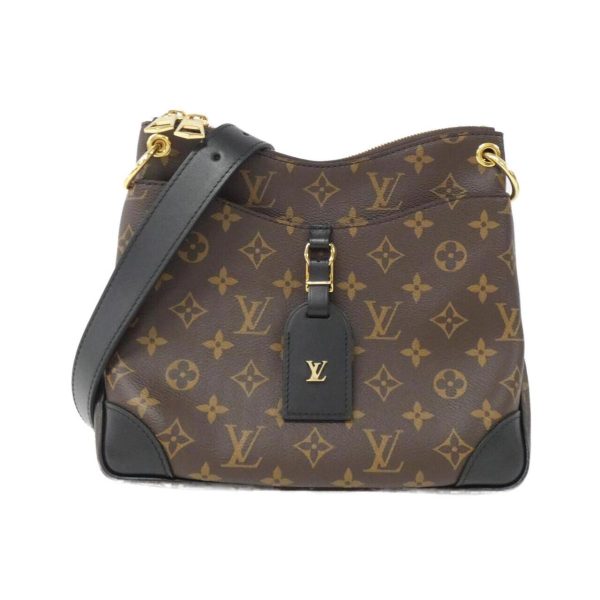 2600066965695 1 b Louis Vuitton Odeon PM Monogram Shoulder Bag Brown