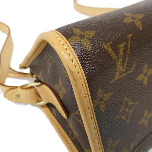 2600067554157 3 b Louis Vuitton Monogram Popincourt Long Shoulder Bag Brown