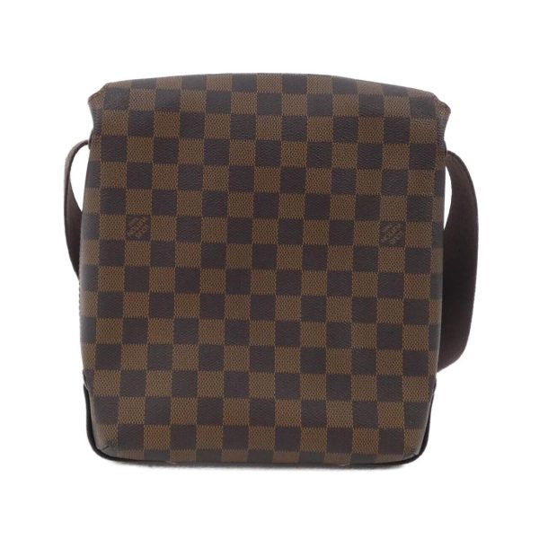 2600068147600 2 b Louis Vuitton Damier Brooklyn PM Small Damier Leather Shoulder Bag Brown