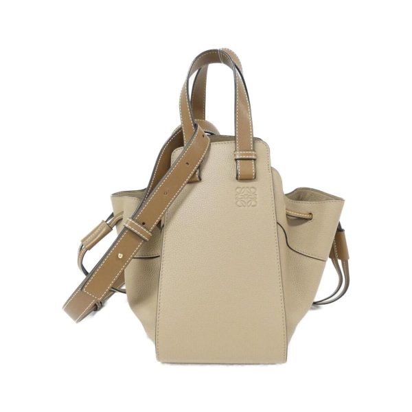 2600068959319 1 b Loewe Hammock Drawstring Small Shoulder Bag Sand