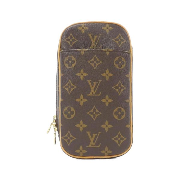 2600069253324 1 b Louis Vuitton Monogram Pochette Ganjou Shoulder Bag Brown