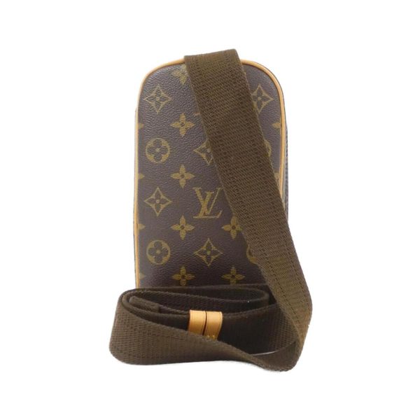 2600069253324 2 b Louis Vuitton Monogram Pochette Ganjou Shoulder Bag Brown