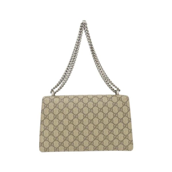 2600069256202 2 b Gucci Dionysus Medium Canvas Shoulder Bag Beige