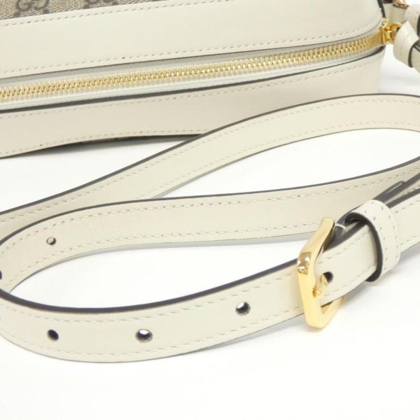 2600070152746 9 b Gucci Housebit 1955 Leather Shoulder Bag Beige