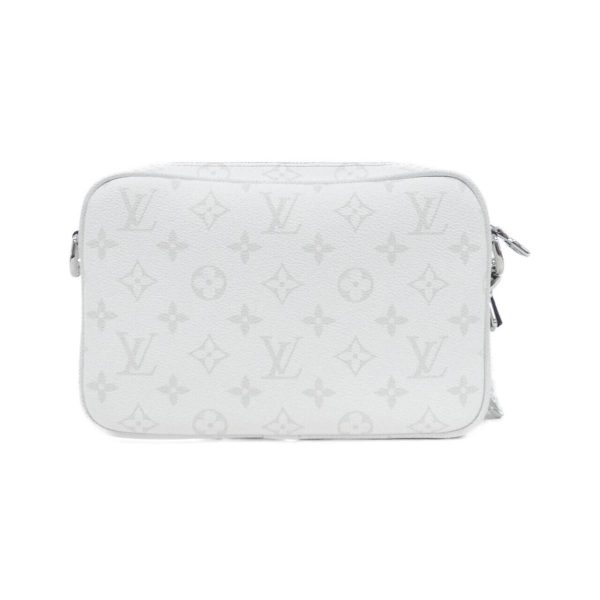 2600071102542 2 b Louis Vuitton Taiga Lama Alpha Messenger Shoulder Bag White