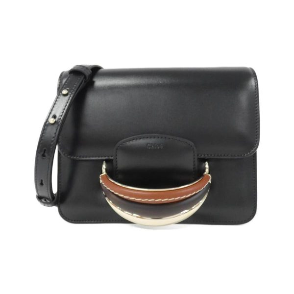 2700038626040 1 b Chloe Katie Small Leather Shoulder Bag Black