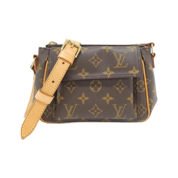 2700038699723 1 b Louis Vuitton Viva Cite PM Monogram Shoulder Bag Brown