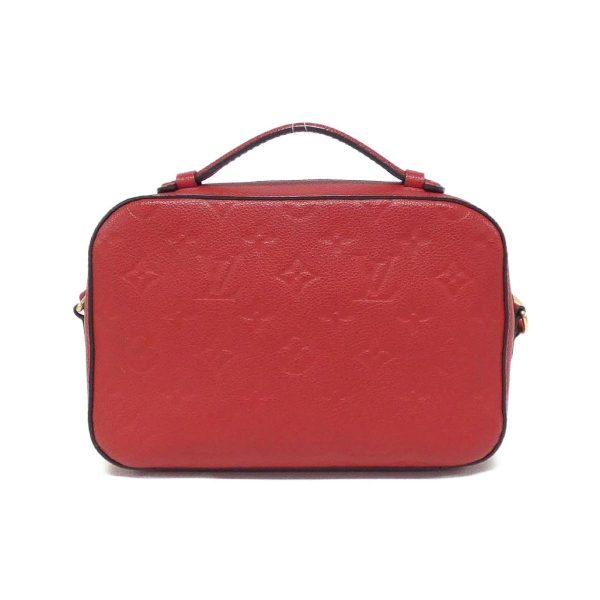 2700038700221 2 b Louis Vuitton Saintonge Monogram Empreinte Leather Shoulder Bag Red