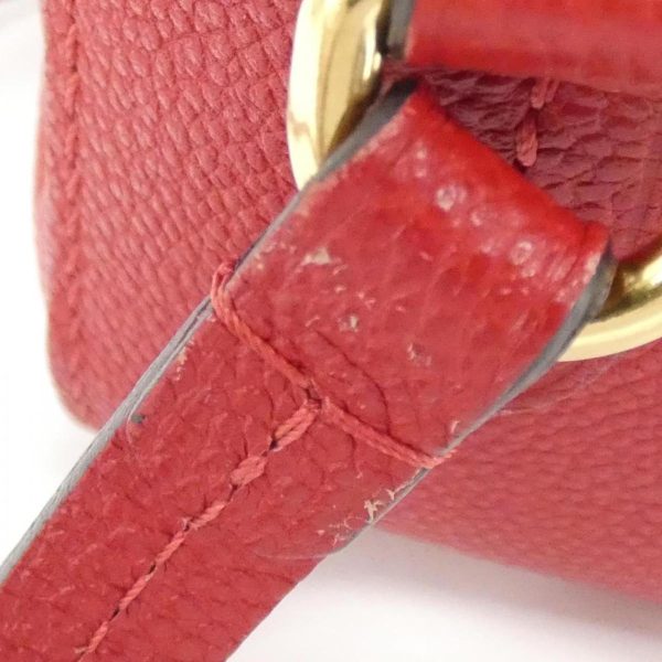 2700038700221 8 b Louis Vuitton Saintonge Monogram Empreinte Leather Shoulder Bag Red