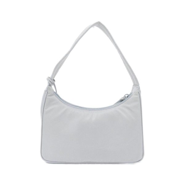 2700038758314 2 b Prada Leather Shoulder Bag White