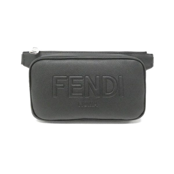 2700038798631 1 b Fendi Waist Bag Leather Black