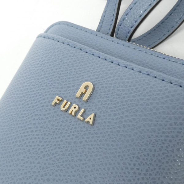 2700038798853 4 b Furla Camelia Medium Leather Shoulder Bag Celestial