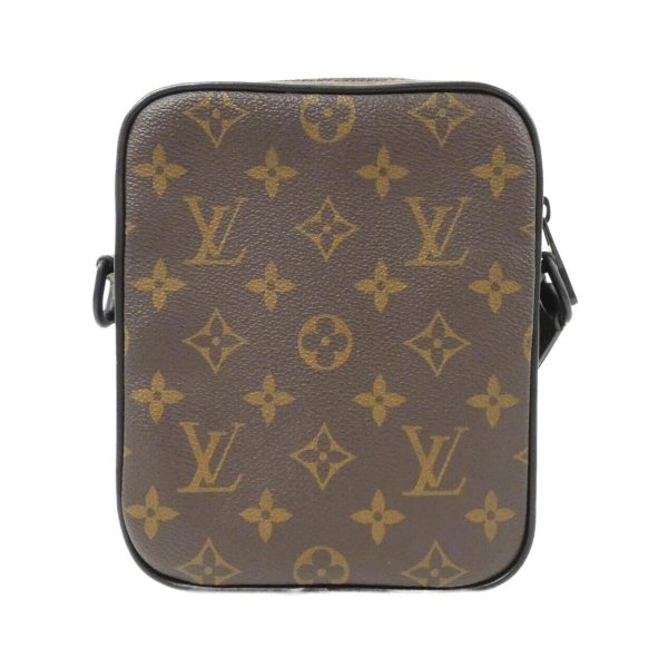 2700038808163 2 b Louis Vuitton Monogram Macassar Christopher Wearable Wallet Shoulder Bag Brown