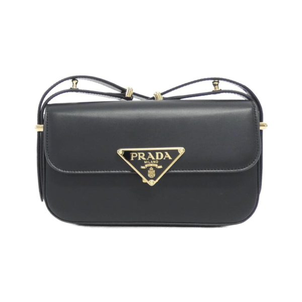 2700038825801 1 b Prada Shoulder Bag leather Black