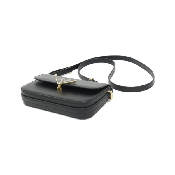 2700038825801 3 b Prada Shoulder Bag leather Black