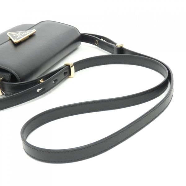 2700038825801 4 b Prada Shoulder Bag leather Black