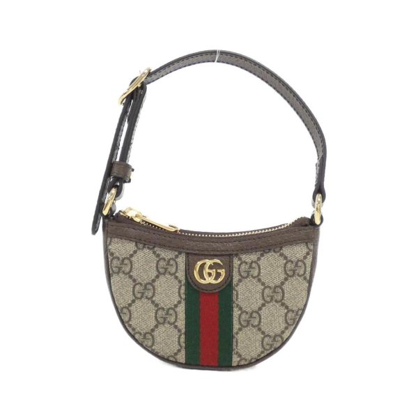 2700038825917 1 b Gucci Ophidia Medium Canvas Shoulder Bag Beige Brown