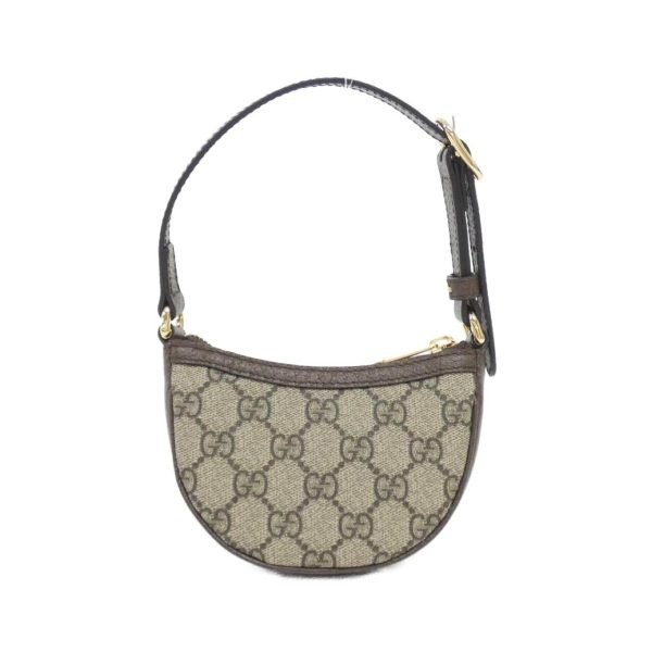 2700038825917 2 b Gucci Ophidia Medium Canvas Shoulder Bag Beige Brown