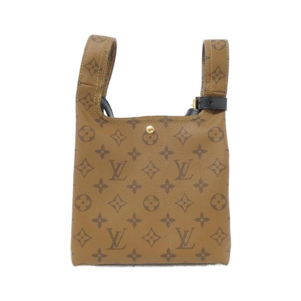 2700038880411 2 b Louis Vuitton Atlantis BB Monogram Reverse Shoulder Bag Brown