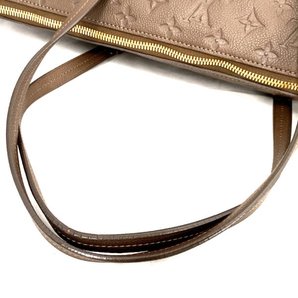 283 7 Louis Vuitton Lumineuse PM Gold Hardware Monogram Empreinte Shoulder Bag Brown