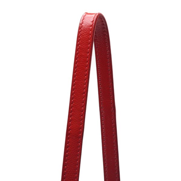 3 Saint Laurent Cassandra Mini Leather Handbag Red