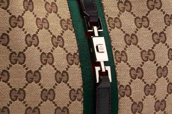 3 Gucci GG Jackie Leather Shoulder Bag Beige