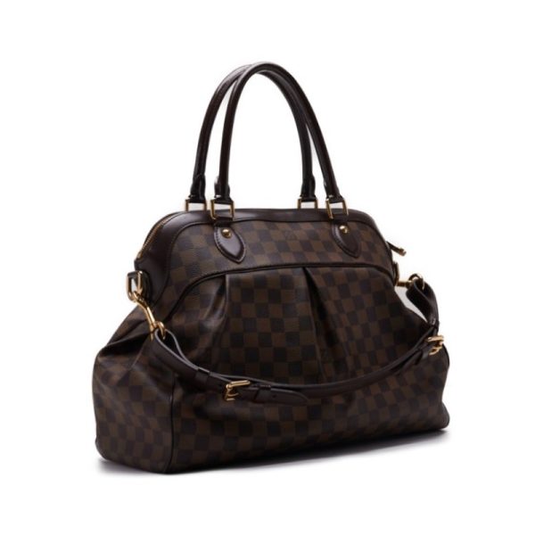 3 Louis Vuitton Trevi GM Damier Handbag Brown
