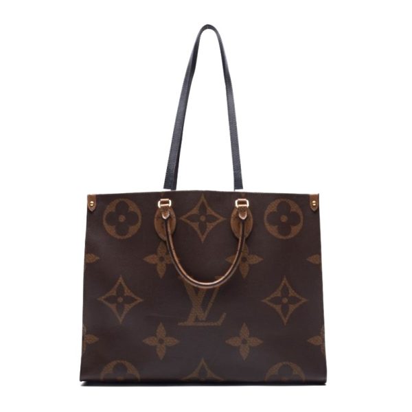 3 Louis Vuitton On The Go GM Monogram Giant Tote Bag Brown